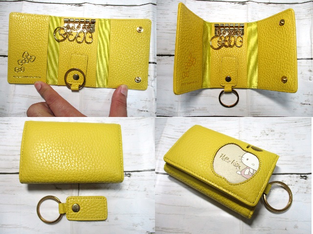 sale キーケース 財布 レディース ハローキティ 本革 フレッシュカラー