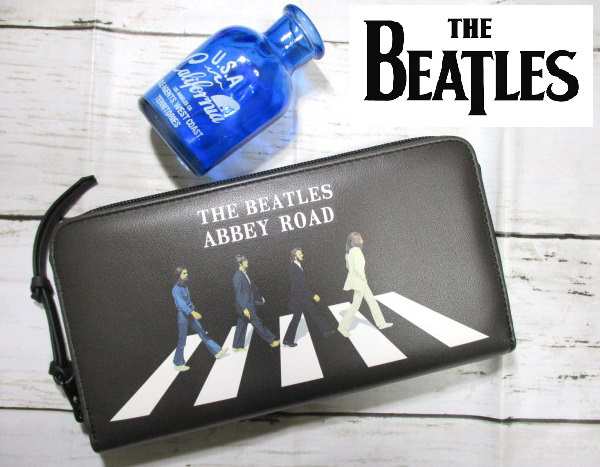 財布 メンズ 長財布 ラウンド セカンドバッグ The Beatles ビートルズ