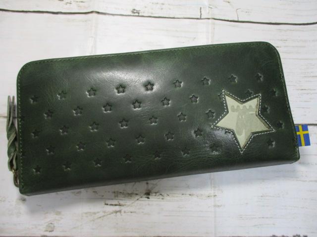 財布 レディース 長財布 ラウンド モズ moz ブランド 本革 star2 スター型押しのカラフルPOPデザイン 86155 おまけ付き♪_2