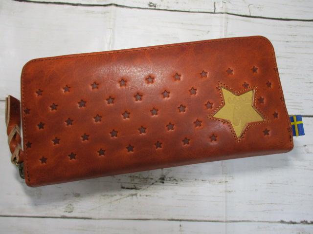 財布 レディース 長財布 ラウンド モズ moz ブランド 本革 star2 スター型押しのカラフルPOPデザイン 86155 おまけ付き♪_3
