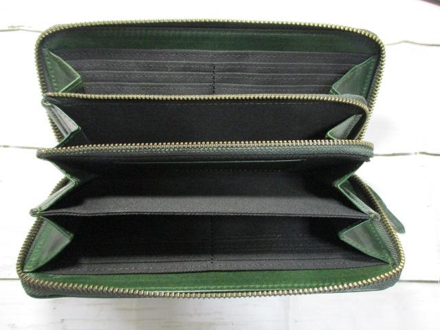 moz モズ 財布 メンズ 長財布 ラウンド ブランド 本革 ヌメ革 なめらか