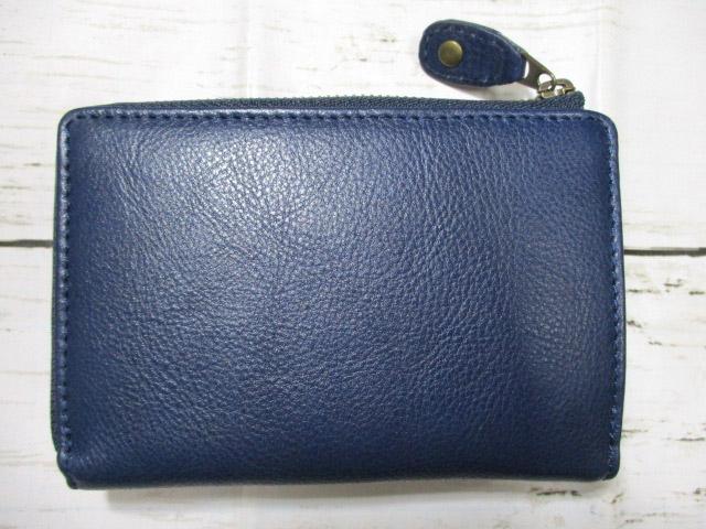 財布 レディース 折財布 二つ折り L字ラウンド モズ moz ブランド 本革