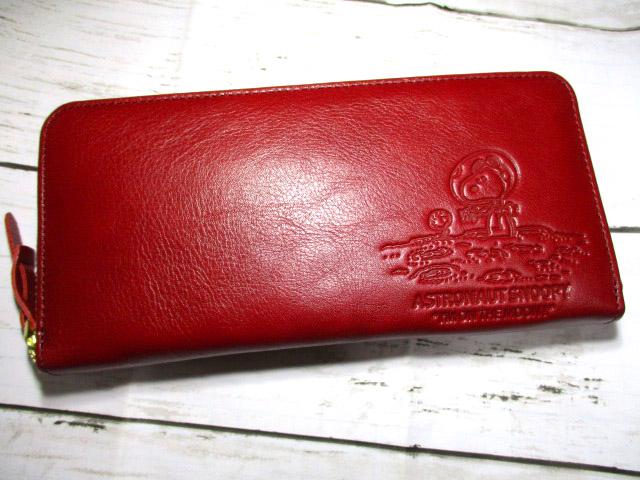 sale スヌーピー 財布 レディース 長財布 ラウンド SNOOPY 本革 月に