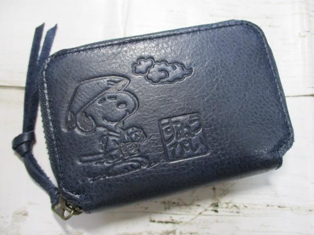 スヌーピー 財布 レディース 極小財布 ミニ財布 SNOOPY Peanuts 本革