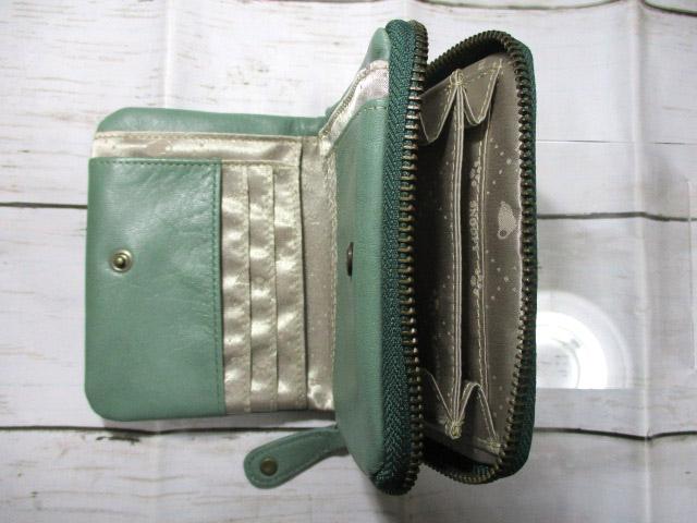 sale スヌーピー 財布 レディース 二つ折り ラウンド 本革 「オラフと