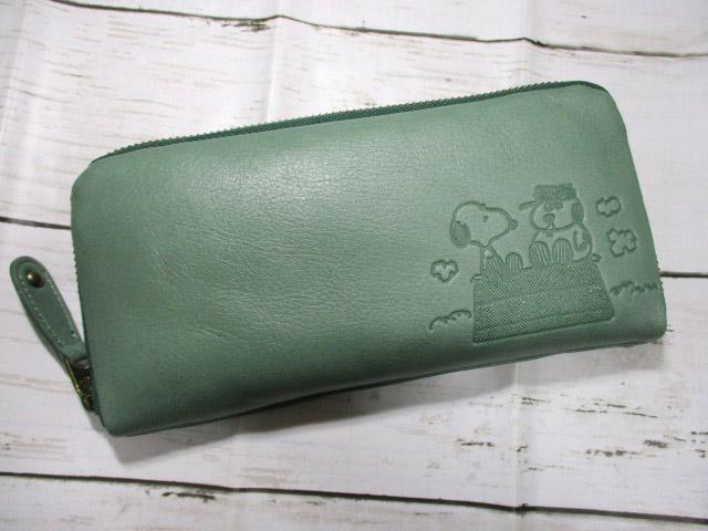 sale スヌーピー 財布 レディース 長財布 ラウンド 本革 SNOOPY