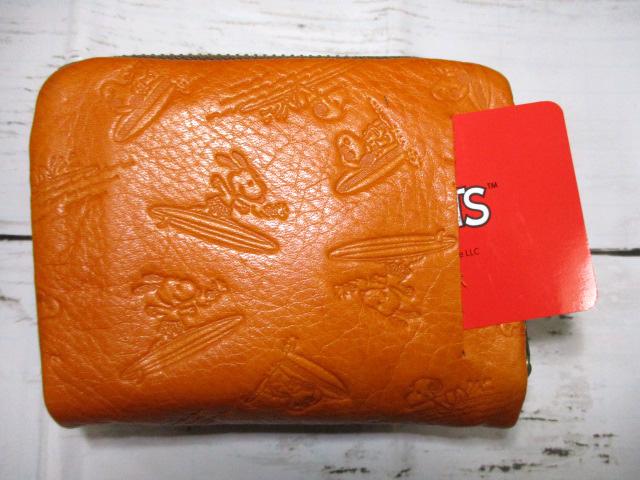 スヌーピー 財布 レディース 二つ折り ラウンド SNOOPY ブランド 本革