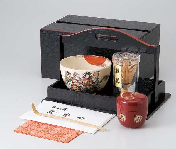 茶道具（茶箱）手提茶箱揃 和食器 - 茶道具
