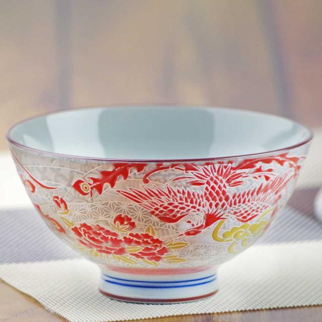 茶碗 飯碗 陶器 撥水 鳳凰 茶碗 大平 フェニックス 朱雀 純和風の通販はau Pay マーケット 美濃のちゃわん屋さん 古林恩羅院