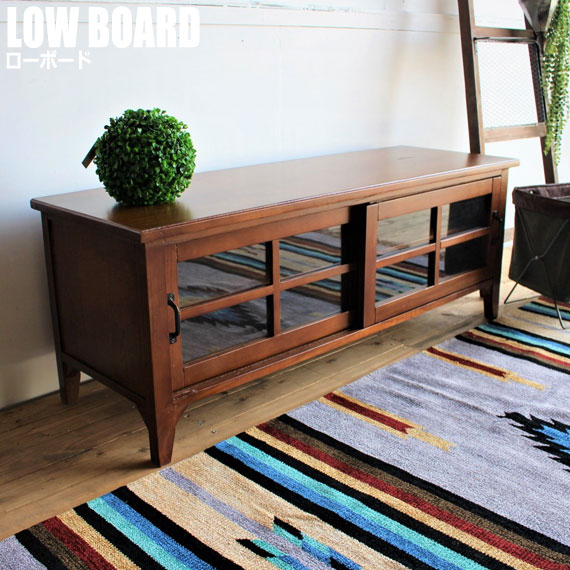 Tally タリー ローボード　(TV台 TVボード リビング収納 ブラウン 天然木 北欧 カントリー おしゃれ おすすめ)の通販は