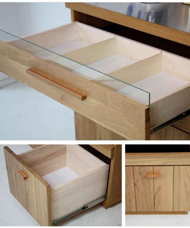 OCTA オクタ カウンター 幅120cm (キッチンカウンター カウンター