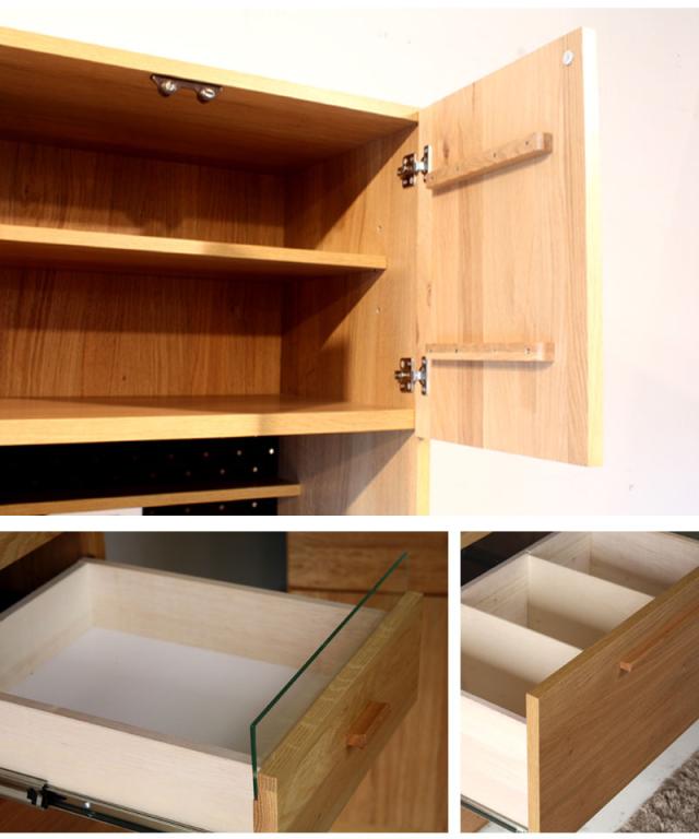 OCTA オクタ キッチンボード幅70cm　(キッチンキャビネット キッチンボード キッチン収納 レンジボード 食器棚 幅70cm )_5