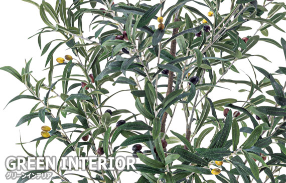 GREEN INTERIOR グリーンインテリア オリーブ　(造花 緑 グリーン 観葉植物 葉っぱ モダンボタニカル 事務所 店舗 SOHO ナチュラル カントリー お手入れ不要 おしゃれ)_1
