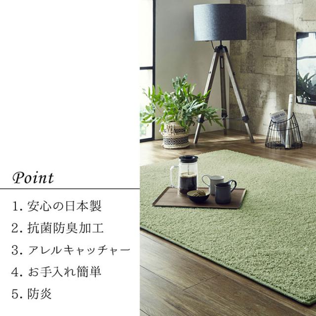 【受注生産品】TAFT タフト オーダーカーペット サンティエ 200x300cm　(ラグ カーペット マット 日本製 国産 ナイロン 耐摩耗 速乾性 遊び毛防止 抗菌 防臭 オールシーズン 防炎 裏面 不織布 アレルキャッチャー おしゃれ おすすめ)_1