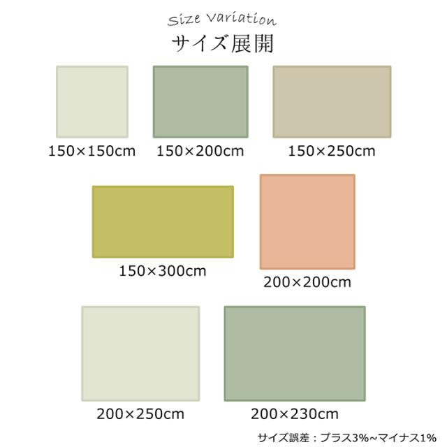 【受注生産品】TAFT タフト オーダーカーペット サンティエ 200x300cm　(ラグ カーペット マット 日本製 国産 ナイロン 耐摩耗 速乾性 遊び毛防止 抗菌 防臭 オールシーズン 防炎 裏面 不織布 アレルキャッチャー おしゃれ おすすめ)_10