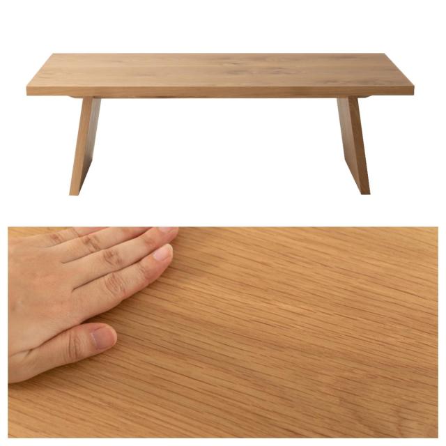Living Table リビングテーブル　(センターテーブル ローテーブル 日本製 国産 オーク ウォールナット 天然木 木目 ウレタン塗装 ナチュラル シンプル 上品 高級感 ブラウン 茶 おしゃれ)_3