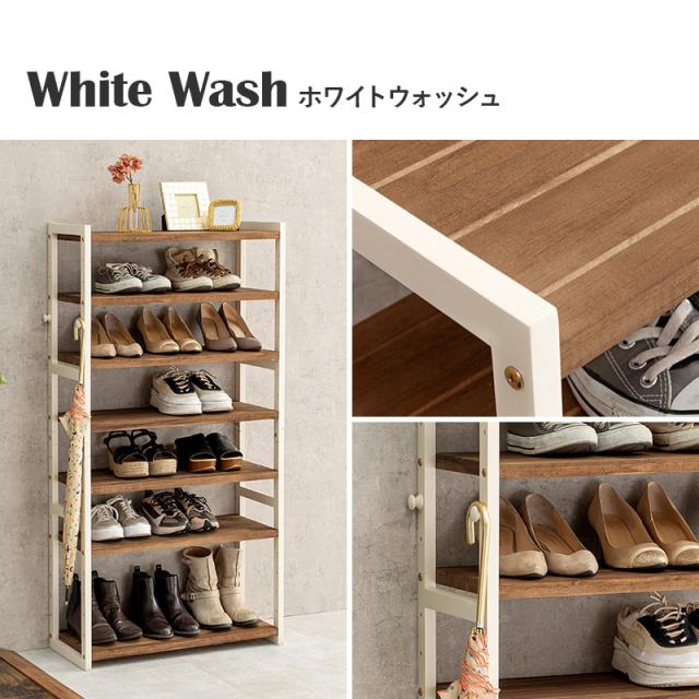 ROZZ Shoes Rack ロズ シューズラック 幅65cm 可動棚7段_11