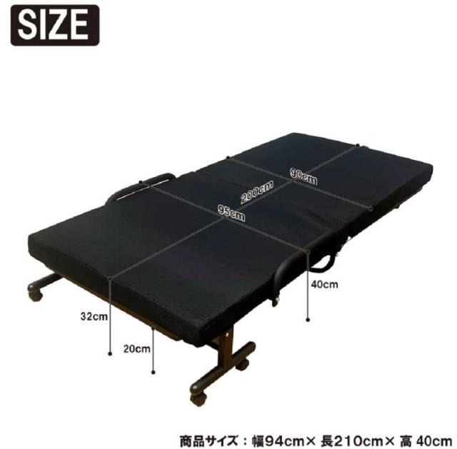 Folding Bed リクライニング式折りたたみベッド_7