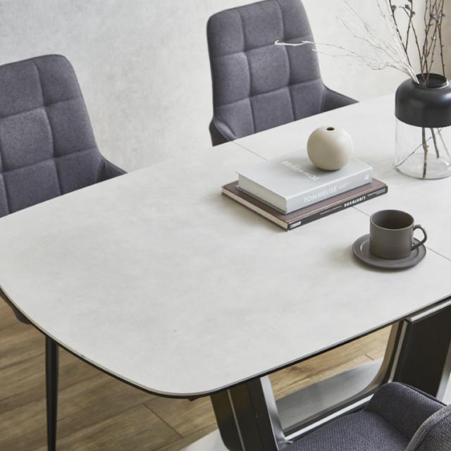 DiningTable 伸長式セラミックダイニングテーブル 幅160〜200cm_4