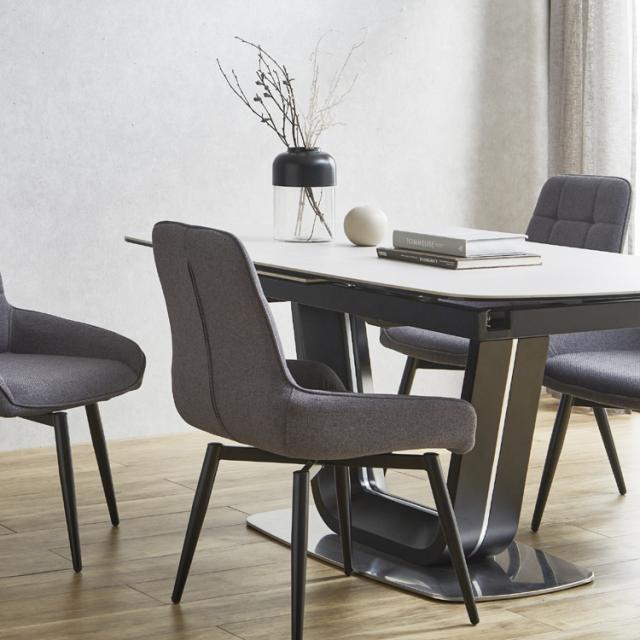 DiningTable 伸長式セラミックダイニングテーブル 幅160〜200cm_6