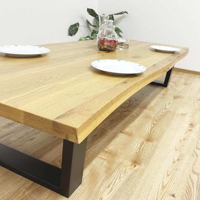 LowTable 一枚板風座卓テーブル 幅180cm_2