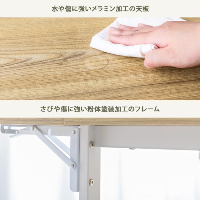 Super 収納付伸長式ダイニングテーブル+チェア2脚+ベンチ 4点セット_14