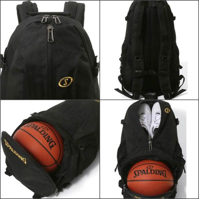 SPALDING スポルディング バスケ ボール収納 部活 リュック バッグ SPALDING 名入れ付き バスケ リュック ボール収納 おしゃれ