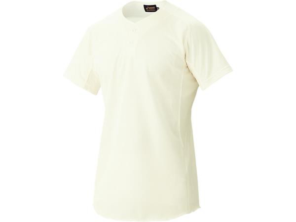 アシックス SAﾍﾞｰｽﾎﾞｰﾙ ＧＳ．ＳＣＨＯＯＬ　ＧＡＭＥ　ＳＨＩＲＴ アイボリ アパレル（メンズ）(bas003-02)の通販は 5,354円