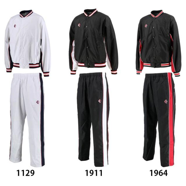 名入れ1段付き コンバース ウインドブレーカー上下 メンズ レディース ウインドブレーカー バスケ ジャージ ウォームアップジャケット・パンツ(cb182112s-cb128112p) 名入れ1段付き コンバース ウインドブレーカー上下 メンズ レディース