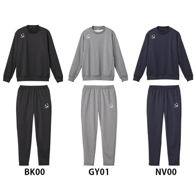 名入れ1段付き デサント ムーブスポーツ スウェット 上下 メンズ レディース 丸首スウェットシャツ・パンツ上下セット(st5sswt1m-st5spzt2m) 名入れ1段付き デサント ムーブスポーツ スウェット 上下 メンズ