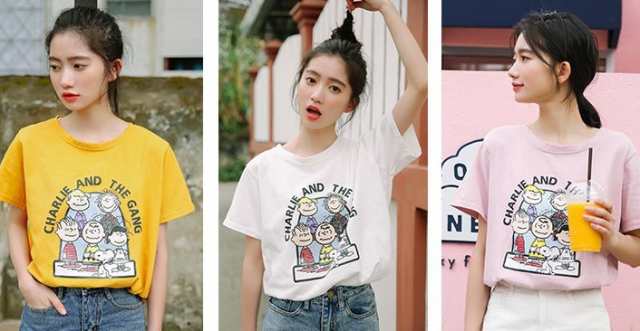 3色展開 スヌーピー Tシャツ カットソー トップス ティーシャツ スヌーピー Usj コーデ レディース 大きいサイズ 小さいサイズ 193 77の通販はau Pay マーケット ヴァリエンテヒロ