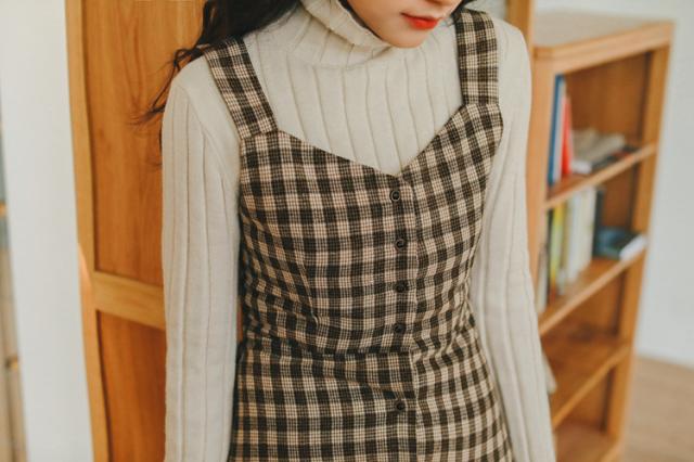 秋 かわいい カットソーワンピース ギンガムチェック ワンピース ノースリーブワンピース 重ね着 ワンピース かわいい Eatme 193 550の通販はau Pay マーケット ヴァリエンテヒロ