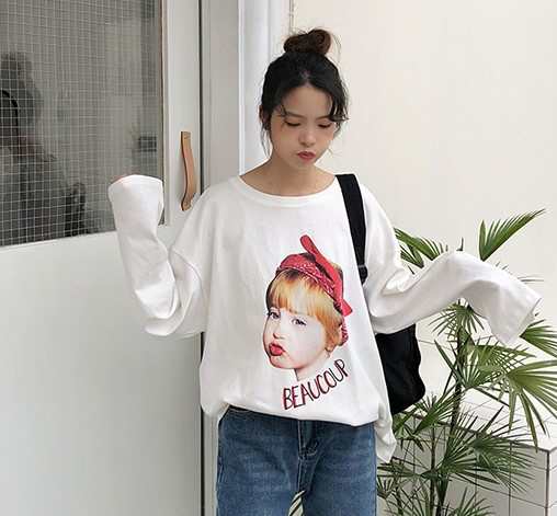 ガール 女の子 プリント カットソー Tシャツ レディー レトロ Tシャツ カットソー レディース トップス かわいい ガール 長袖 193 441の通販はau Pay マーケット ヴァリエンテヒロ