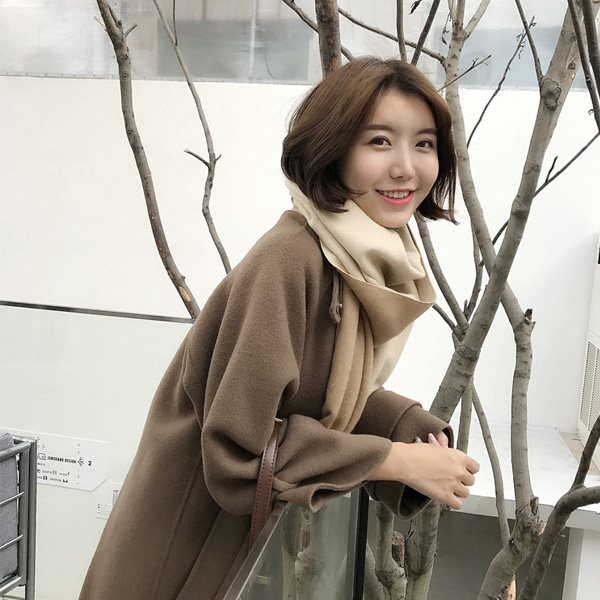 フェイクカシミヤ マフラー レディース 即納 大判ストール マフラー 両面色 6色選べる エレガント 気前がいいの通販はau Pay マーケット Cutie Pie