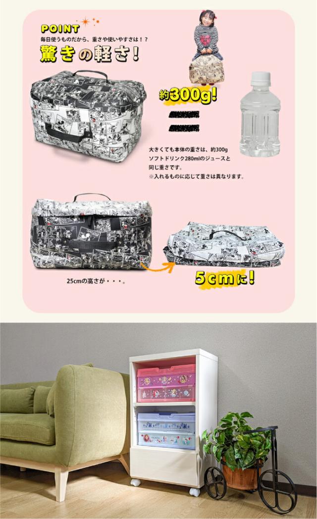 キャラクターグッズ 収納ボックス 国産 完成品 （ 収納棚 コンテナボックス入れるくん)【 日本製 インテリア キャラクター 収納 おもちゃ箱 棚 木製 オモチャ 棚 収納箱 ラック キャスター付き 女の子 男の子 折りたたみ キャスター ランドセルラック 子供 子ども 誕生日_13