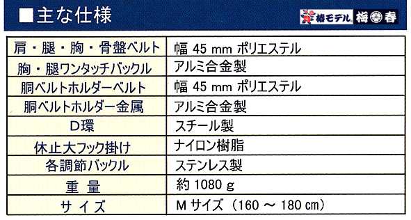 全4色 【標準Mサイズ】 HYF2【使用可能質量130kg】【新規格】 フルハーネス 墜落制止用器具 （ブラック・レッド・グリーン・ネイビー ）