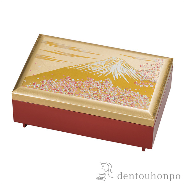 匠宝石箱 富士雅桜 ( 名入れ有料 初任給 プレゼント 父の日 早割 アクセサリー入れ 収納ボックス ケース BOX 宝物 山中漆器 結婚 )