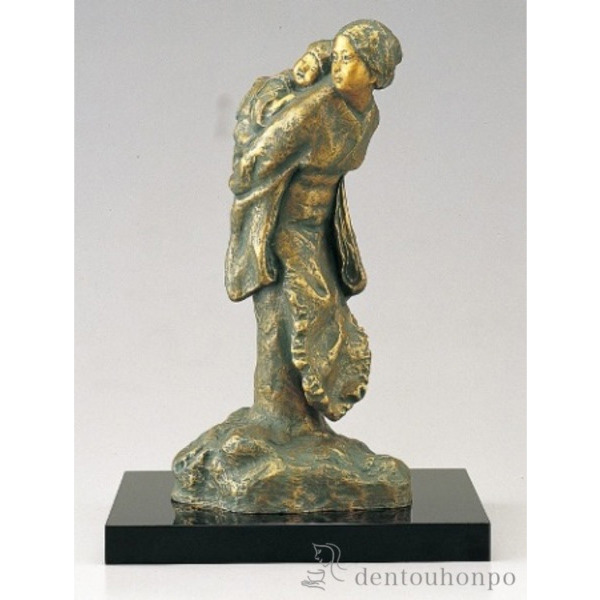 銅製 歓び ( 木札名入れ有料 置物 玄関 受付 幸運 風水 高岡銅器 結婚 出産 内祝い 引き出物 金婚式 誕生日プレゼント 還暦祝い 古希 喜寿 米寿 退職 定年 ) 送料無料」 銅製 奏風 木台付き ( 木札名入れ有料 置物 玄関 受付 幸運