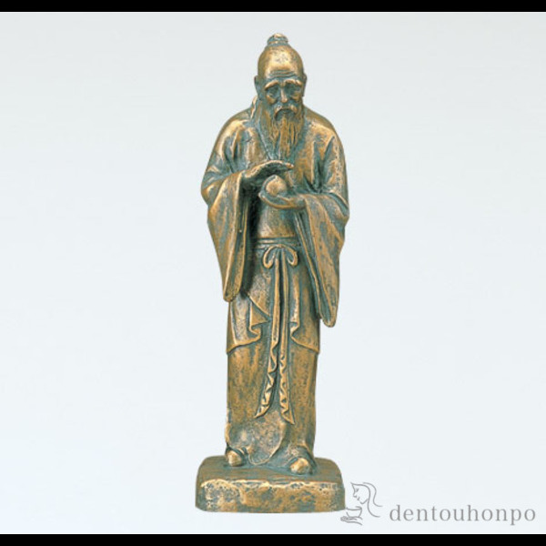 「送料無料」 銅製 不老長寿 金青銅仕上げ 大 ( 木札名入れ有料 置物 幸運 風水 縁起物 人気 高岡銅器 結婚 出産 内祝い )の通販は 242,000円