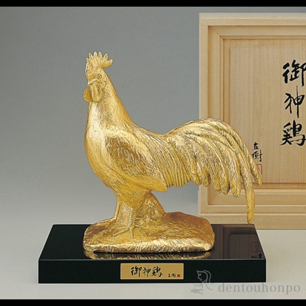 「送料無料」 銅製 御神鶏 塗板付き ( 木札名入れ有料 子 辰 龍 午 丑 高岡銅器 結婚 出産 内祝い 引き出物 金婚式 誕生日プレゼント )の通販は