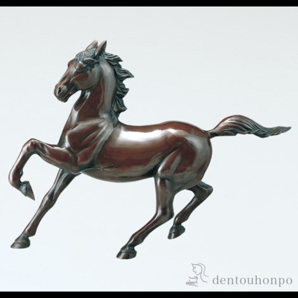 「送料無料」 銅製 勇馬 27号 ( 木札名入れ有料 子 辰 龍 午 丑 高岡銅器 結婚 出産 内祝い 引き出物 金婚式 誕生日プレゼント )の通販は 605,000円