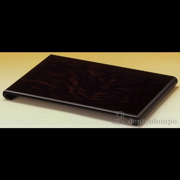 「送料無料」 クリ台 黒檀色 16号 ( 木札名入れ有料 床の間 玄関 花瓶 香炉 仏間 高岡銅器 周年 創立 上場 竣工 開店 事務所移転 )