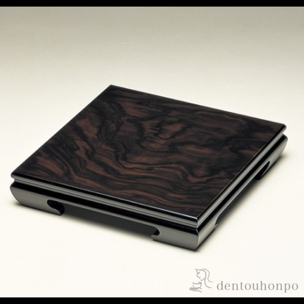 「送料無料」 正角 平台 黒丹 10号 ( 木札名入れ有料 床の間 玄関 花瓶 香炉 仏間 高岡銅器 周年 創立 上場 竣工 開店 事務所移転 開業 )