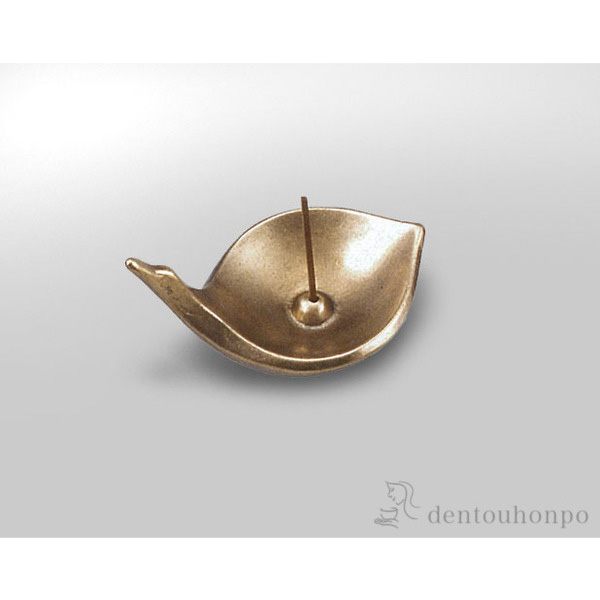 「送料無料」 銅製 香立 白鳥 ( お香 線香 リラックス 仏具 人気 高岡銅器 結婚 出産 内祝い 引き出物 金婚式 )