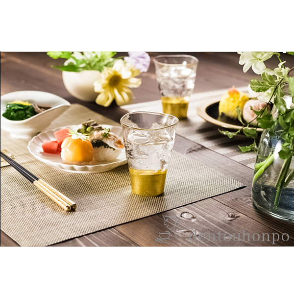 「送料無料」 貫入 一口グラス 2個 ( 箔一 初任給 プレゼント 父の日 早割 焼酎グラス ビアカップ ビールグラス フリーカップ グラス )