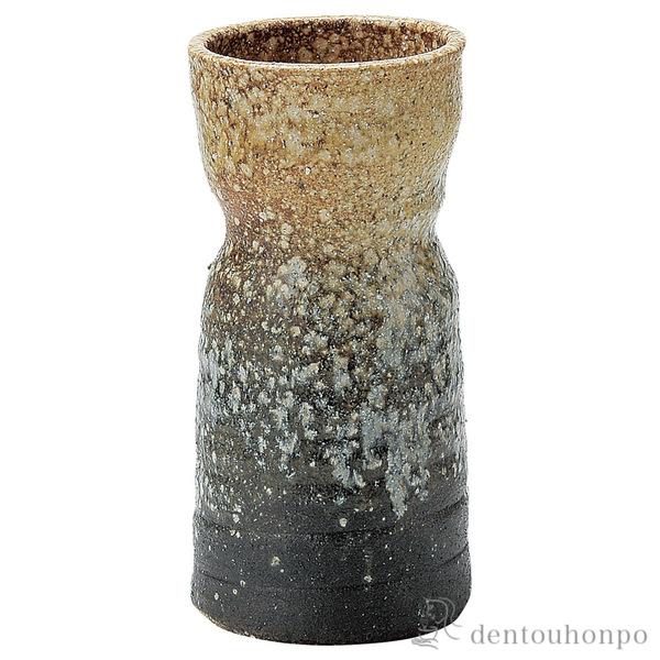 「送料無料」 杵型花入 古窯変 ( へちもん 木札名入れ有料 一輪挿し おしゃれ 花器 フラワーベース 置物 信楽焼 結婚 出産 )の通販は