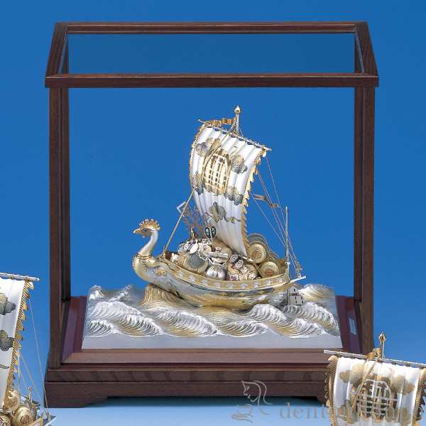 銀製置物丸型帆船 TAKEHIKO(竹比古) 日本の伝統工芸 関工芸株式会社-