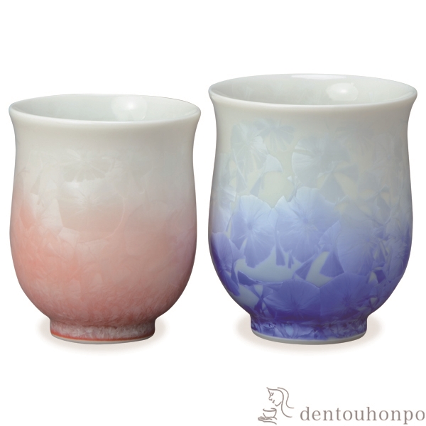 京焼・清水焼 組湯呑 紫交趾六瓢(むらさきこうちむびょう) 昇峰 UCM622