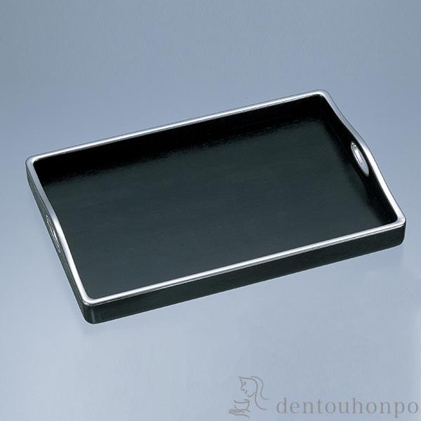 「送料無料」 銀製 御盆 フクリン巻 F 10.0号 ( ランチョンマット コーディネート 和食 洋食 おすすめ 東京銀器（銀工芸） 結婚 出産 )