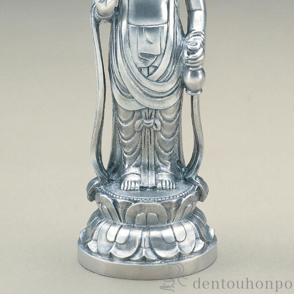 聖観世音菩薩像 銀製